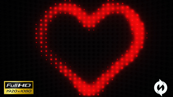 Heart with Lights VJ - 5