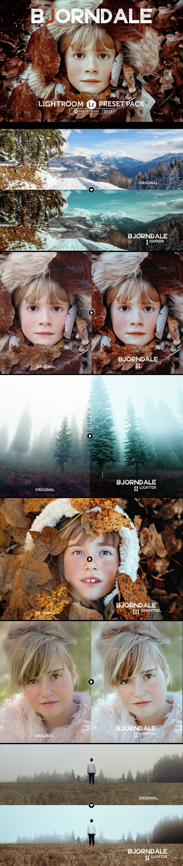 Bjorndale Lightroom Preset Pack - Landscape Lightroom Presets