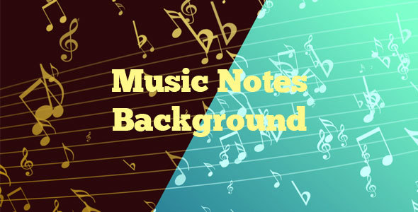Music Notes Background Pack