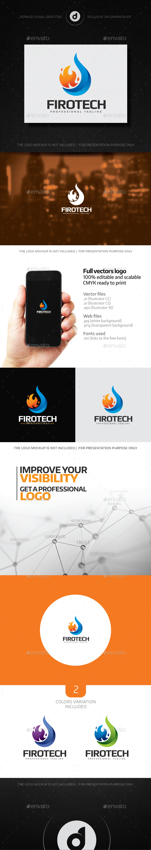 Firotech Logo - Nature Logo Templates