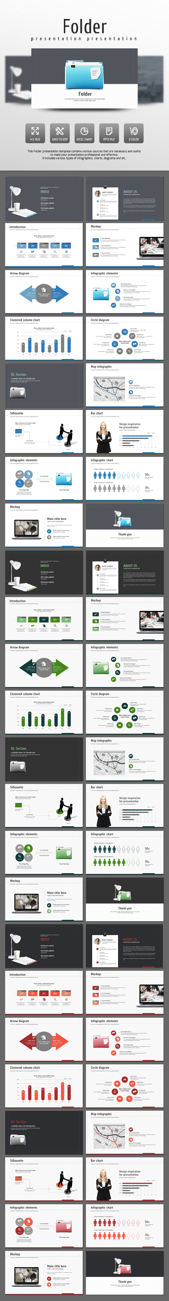 Folder - Business PowerPoint Templates