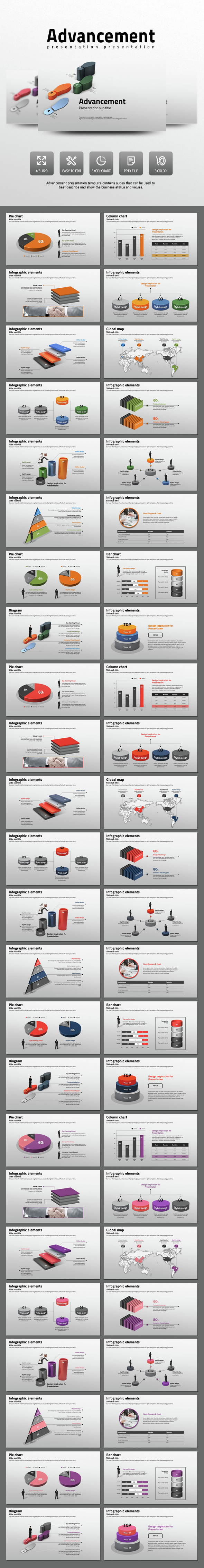 Advancement - PowerPoint Templates Presentation Templates