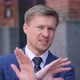 Rejecting, Disliking Gesture by Businessman Outside OFfice - VideoHive Item for Sale