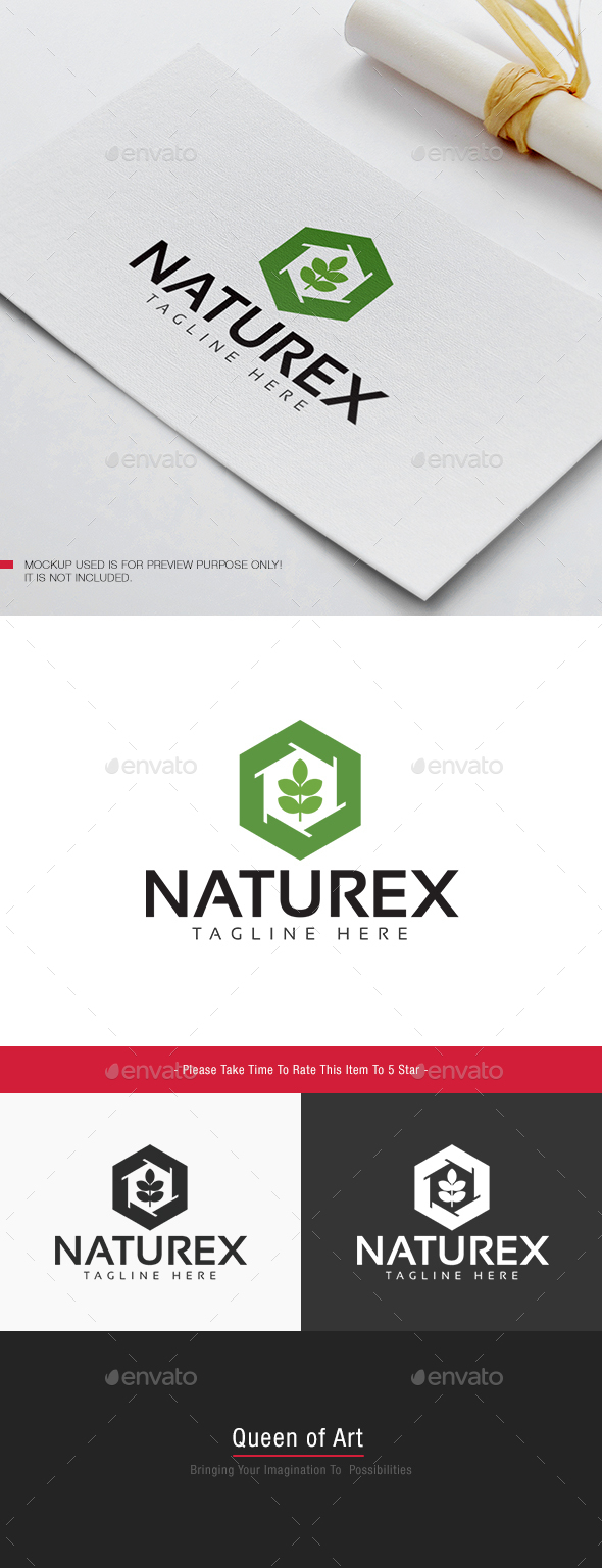 Naturex Logo - Nature Logo Templates