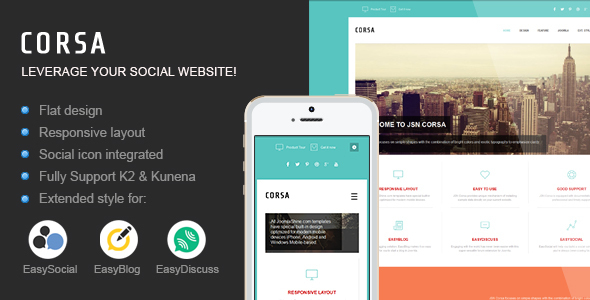 JSN Corsa - Leverage your social website - Photography Creative
