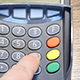 Hand Dials The Pin Code Into Credit Card Reader - VideoHive Item for Sale