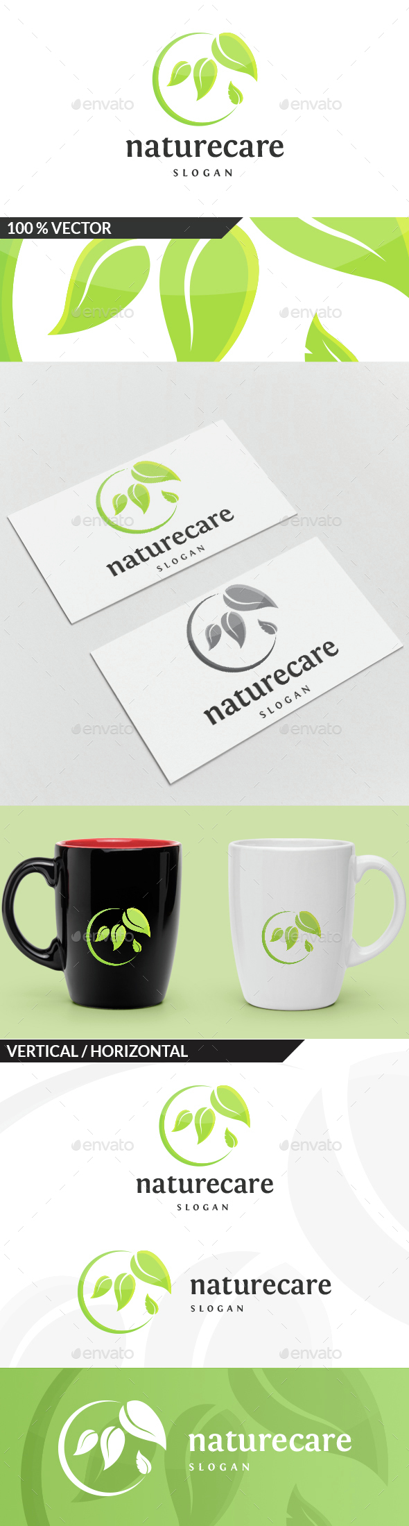 Nature Care Logo - Nature Logo Templates