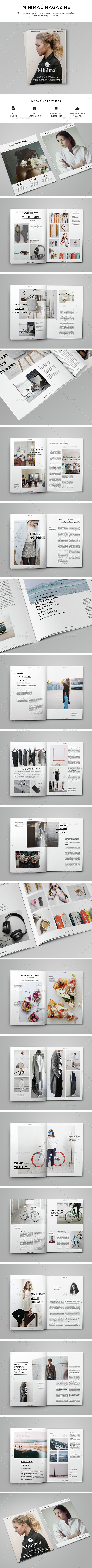 Clean Magazine 53 Pages - Magazines Print Templates