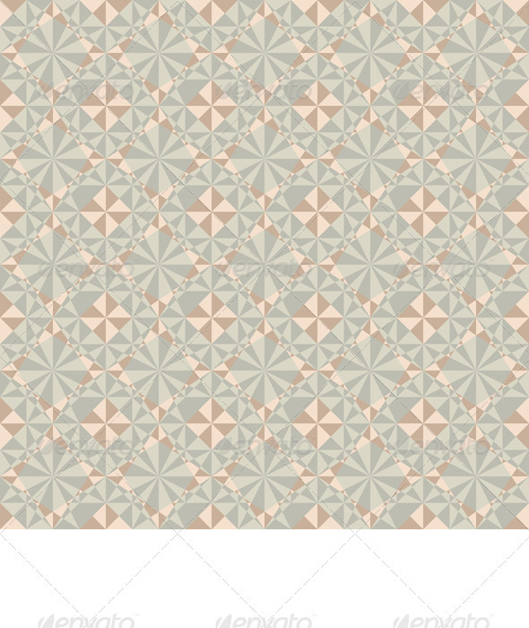Vector Seamless Pastel Geometric Pattern - Backgrounds Decorative