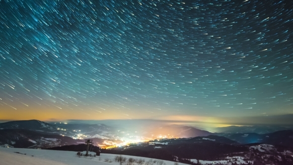 Milky Way In Carpathian Mountains alt