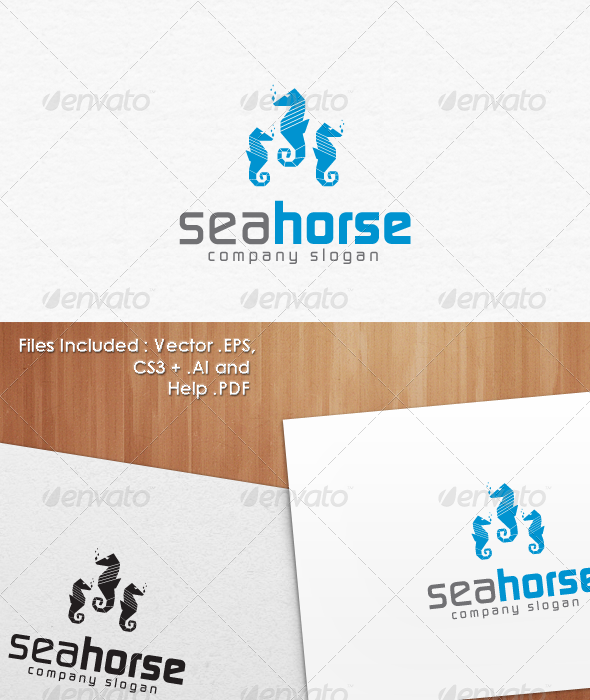Sea Horse Logo Templates - Animals Logo Templates