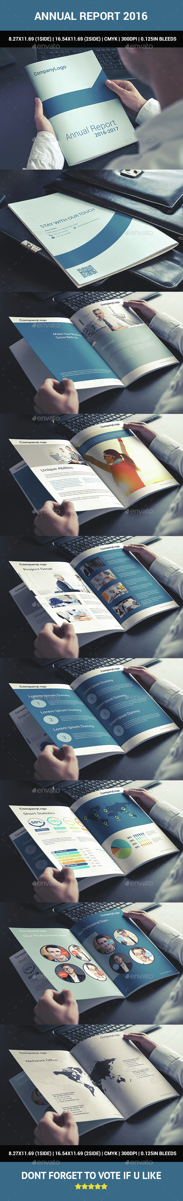 Annual Report 2016 - Brochures Print Templates