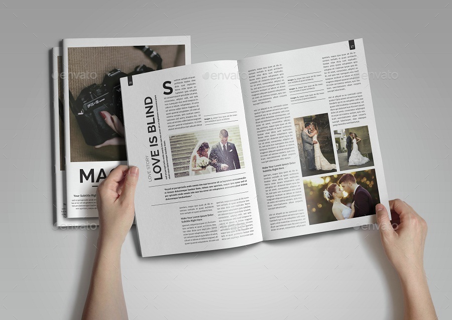 Clean & Simple Magazine Template by zorororonoa | GraphicRiver