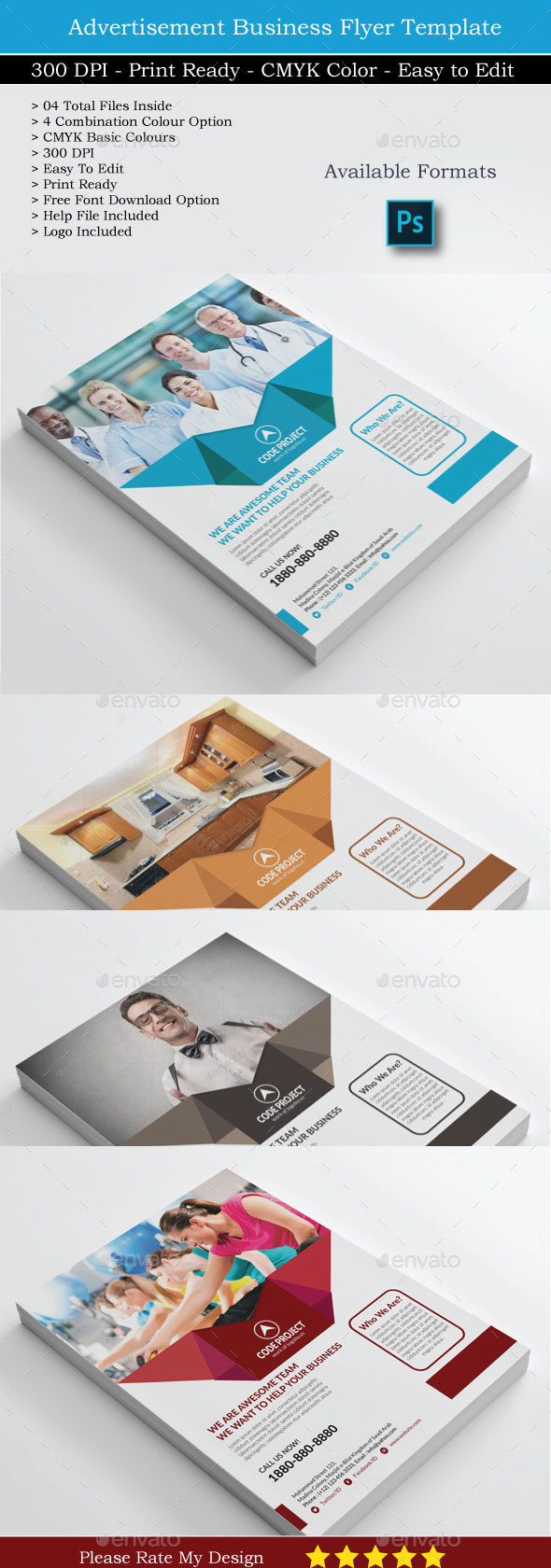 Code Projects Flyers - Flyers Print Templates