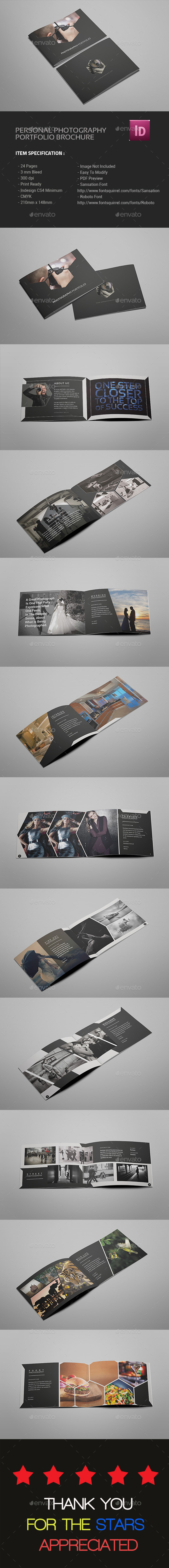 A5 Photography Portfolio Brochure - Portfolio Brochures