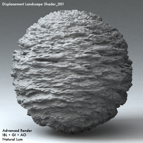 Displacement Landscape Shader_001 - 3DOcean Item for Sale