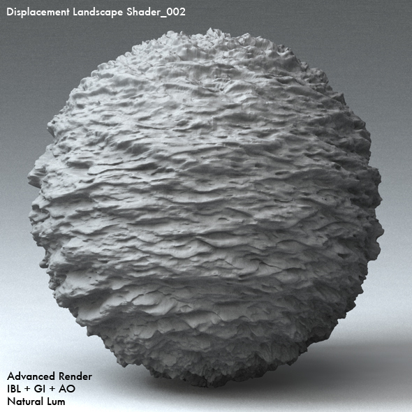 Displacement Landscape Shader_002 - 3DOcean Item for Sale