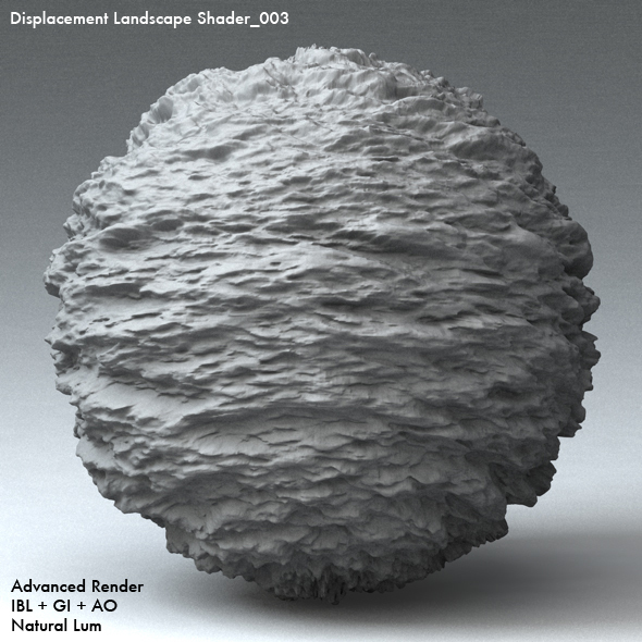 Displacement Landscape Shader_003 - 3DOcean Item for Sale