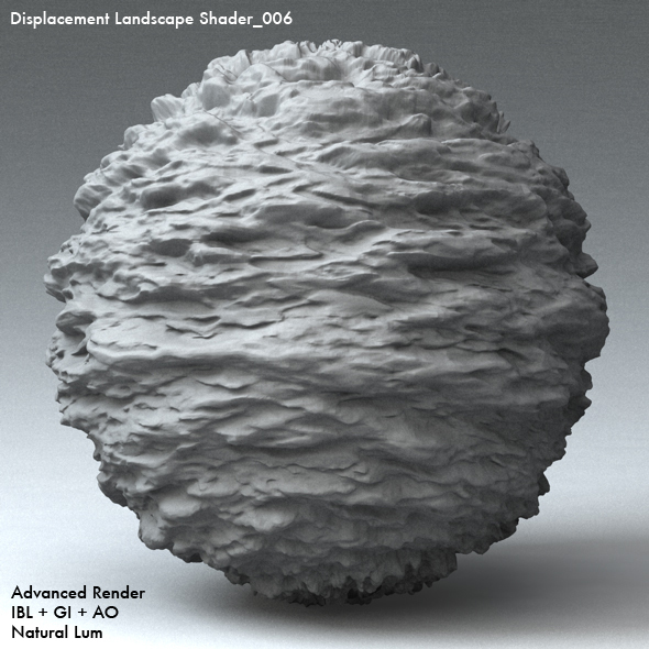 Displacement Landscape Shader_006 - 3DOcean Item for Sale