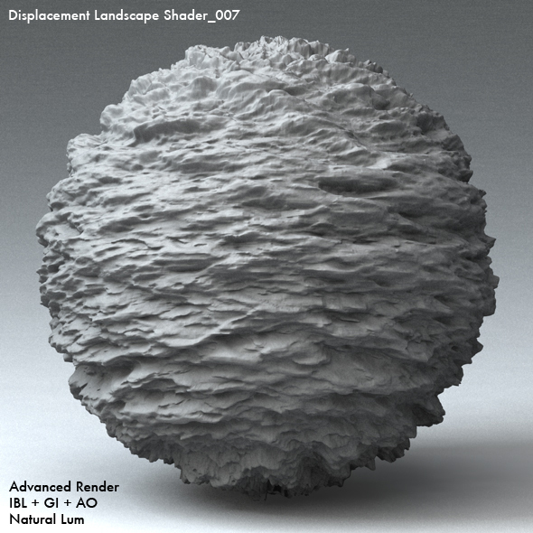 Displacement Landscape Shader_007 - 3DOcean Item for Sale