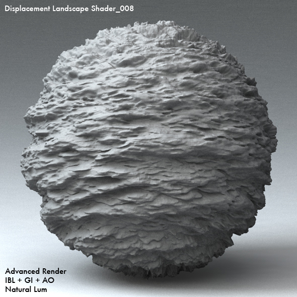 Displacement Landscape Shader_008 - 3DOcean Item for Sale