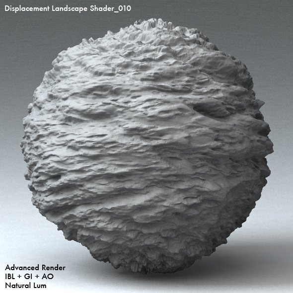 Displacement Landscape Shader_010 - 3DOcean Item for Sale