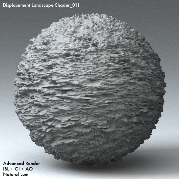 Displacement Landscape Shader_011 - 3DOcean Item for Sale