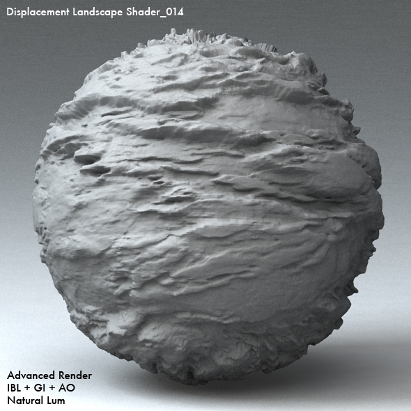 Displacement Landscape Shader_014 - 3DOcean Item for Sale