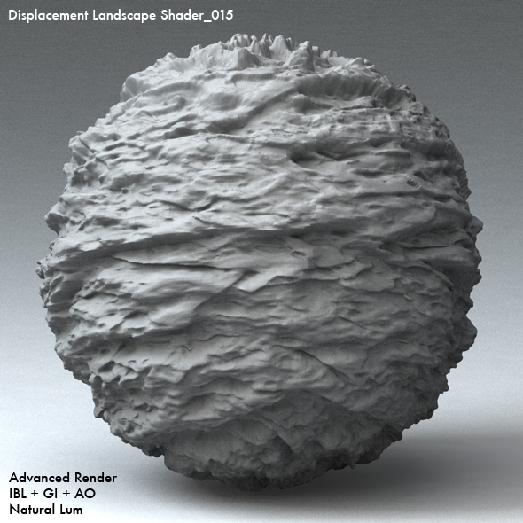 Displacement Landscape Shader_015 - 3DOcean Item for Sale