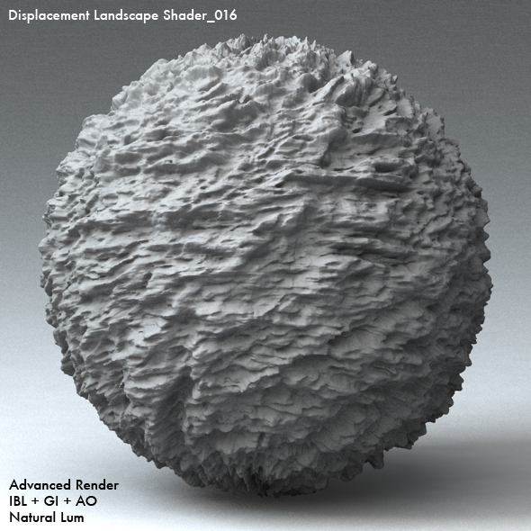 Displacement Landscape Shader_016 - 3DOcean Item for Sale