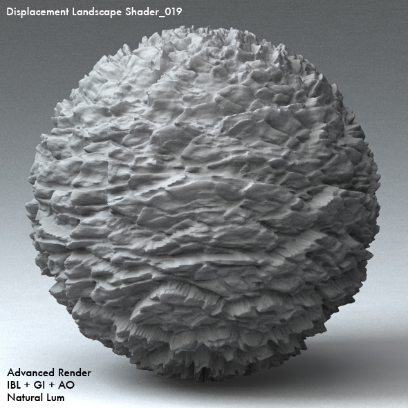 Displacement Landscape Shader_019 - 3DOcean Item for Sale