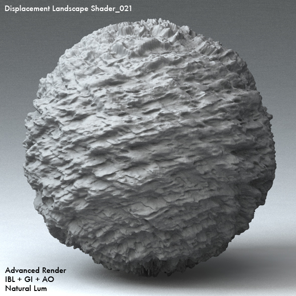 Displacement Landscape Shader_021 - 3DOcean Item for Sale