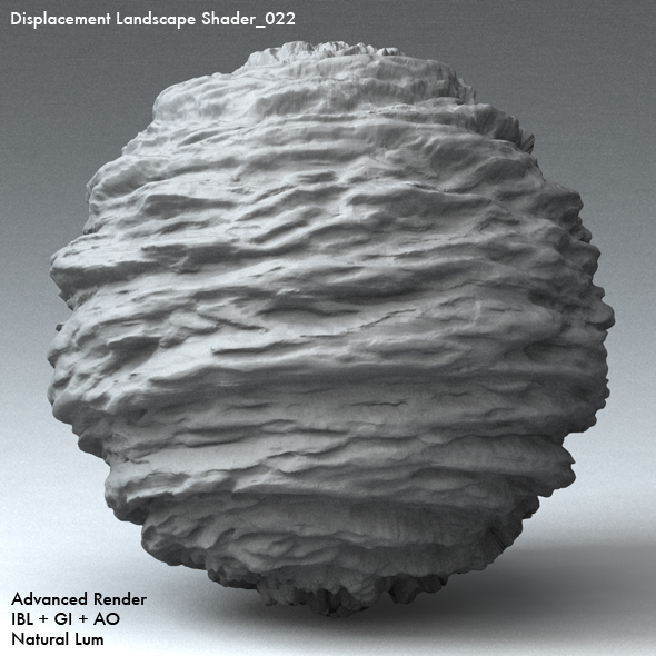 Displacement Landscape Shader_022 - 3DOcean Item for Sale