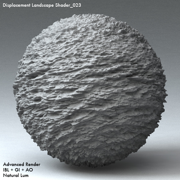 Displacement Landscape Shader_023 - 3DOcean Item for Sale