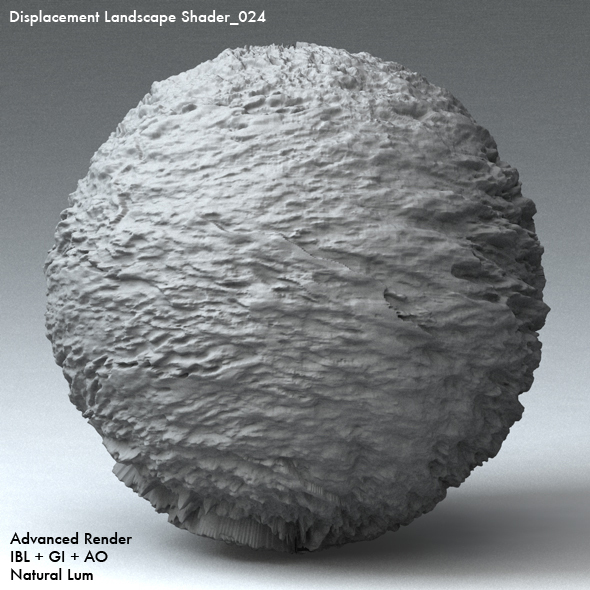 Displacement Landscape Shader_024 - 3DOcean Item for Sale