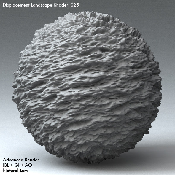 Displacement Landscape Shader_025 - 3DOcean Item for Sale