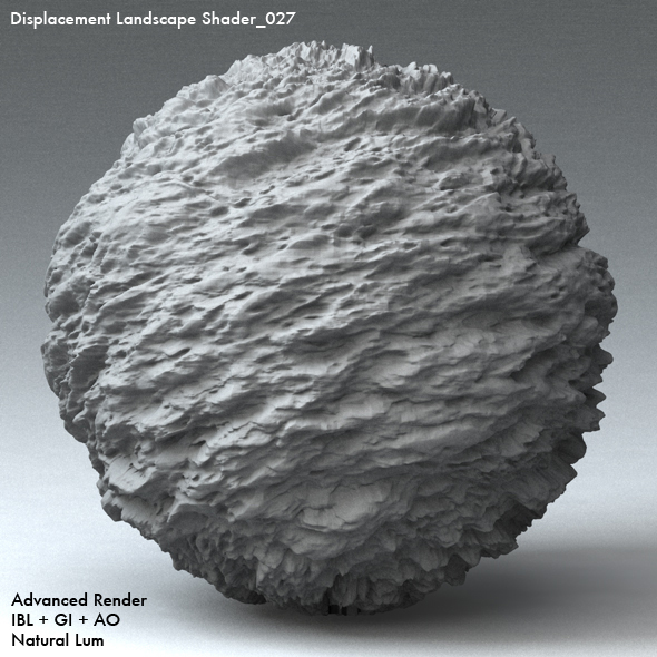 Displacement Landscape Shader_027 - 3DOcean Item for Sale