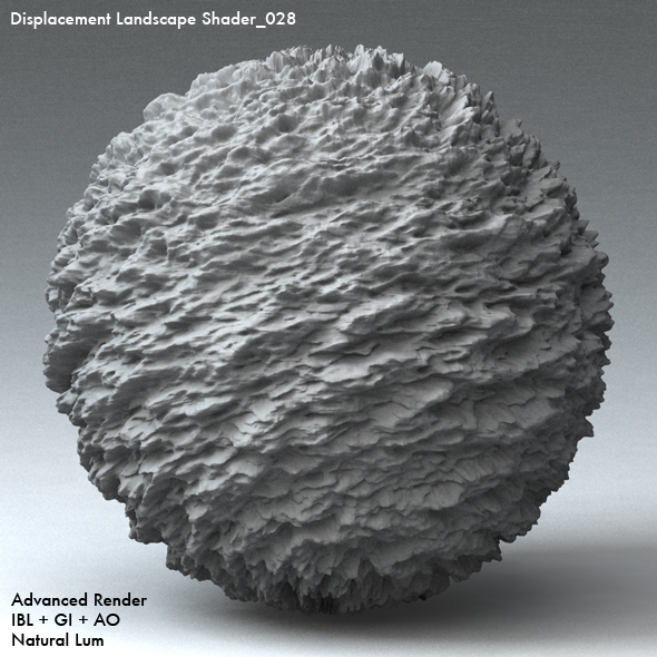 Displacement Landscape Shader_028 - 3DOcean Item for Sale