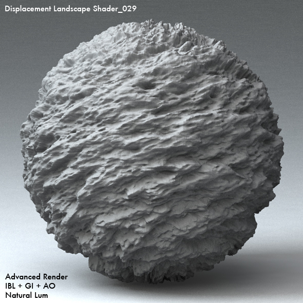 Displacement Landscape Shader_029 - 3DOcean Item for Sale