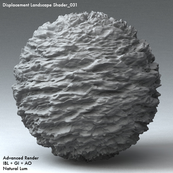 Displacement Landscape Shader_030 - 3DOcean Item for Sale