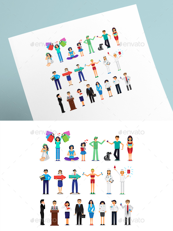 21 People Pack - People Characters