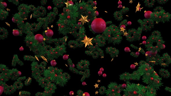 Christmas Decorations Background 02