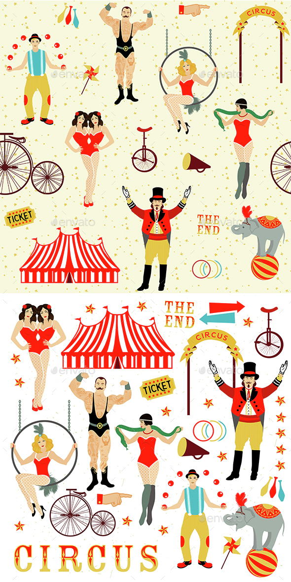 Circus Collection. - People Characters