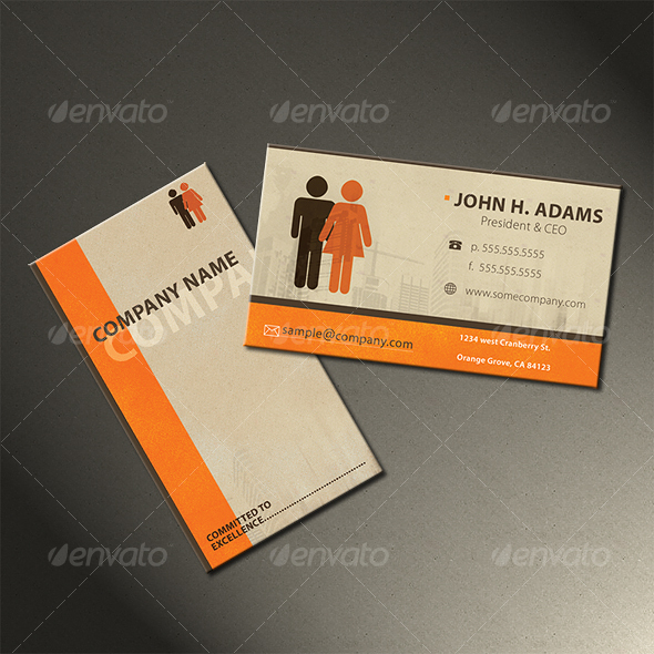 Vintage Business Card - Corporate Business Cards