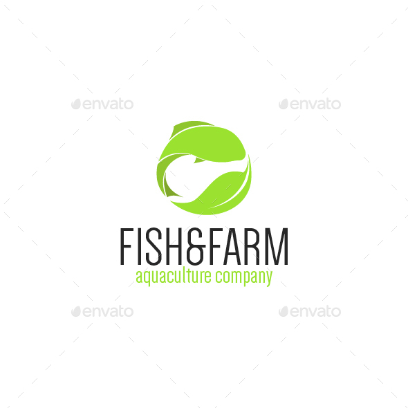 Fish Farm Logo Template By Bvdesign Graphicriver