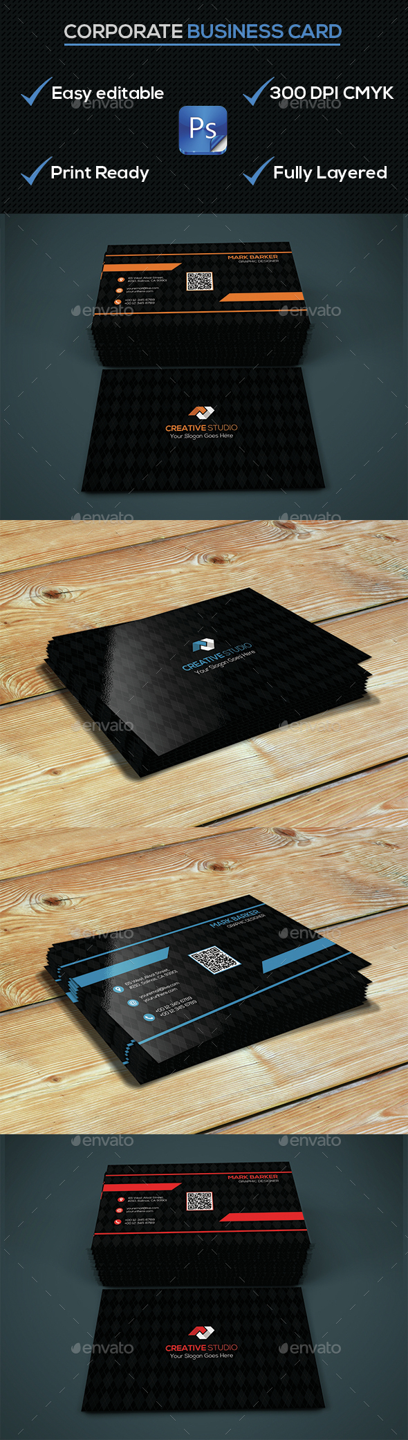 Corporate Business Card - Corporate Business Cards