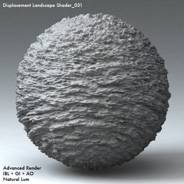 Displacement Landscape Shader_031 - 3DOcean Item for Sale