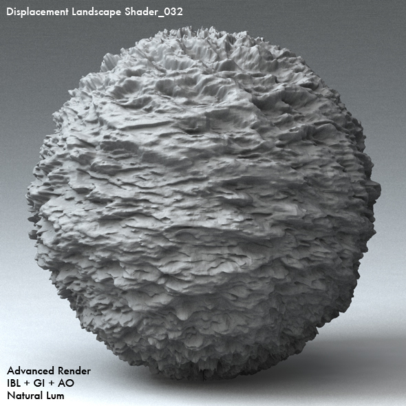 Displacement Landscape Shader_032 - 3DOcean Item for Sale