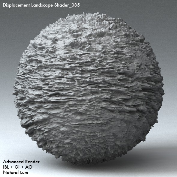 Displacement Landscape Shader_035 - 3DOcean Item for Sale