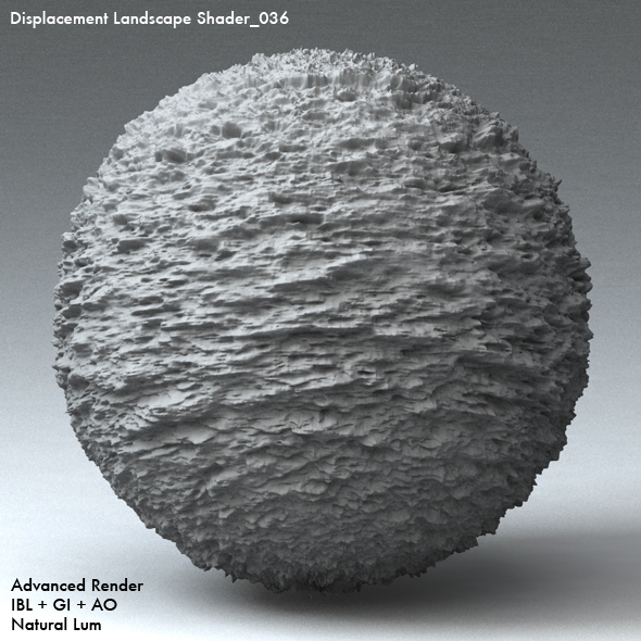 Displacement Landscape Shader_036 - 3DOcean Item for Sale